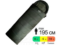 Спальний мешок Tramp Taiga 400 одеяло с капюшоном правый олива 220/80 TTS-060R