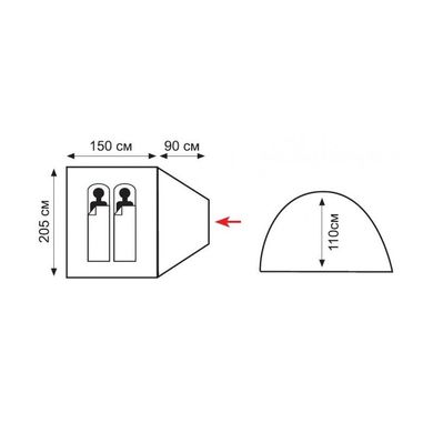 Палатка Tramp Lite Fly 2