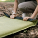 Килимок самонадувний Tramp комфорт з можливістю зістібання olive 190x60x3 UTRI-015