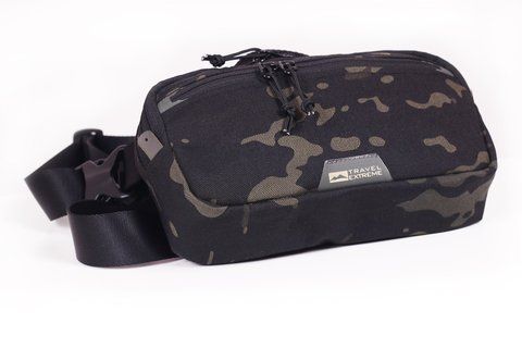 TE Сумка плечова поясна ALPHA Multicam Black Cordura