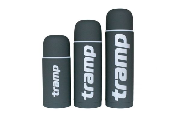 Термос TRAMP Soft Touch 1 л Серый