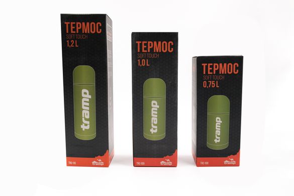 Термос Tramp Soft Touch 0,75 л жовтий