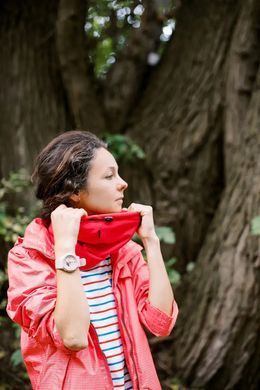 Пов'язка флісова Tribe Neck Warmer з затяжкою T-KF-0020 OS, red