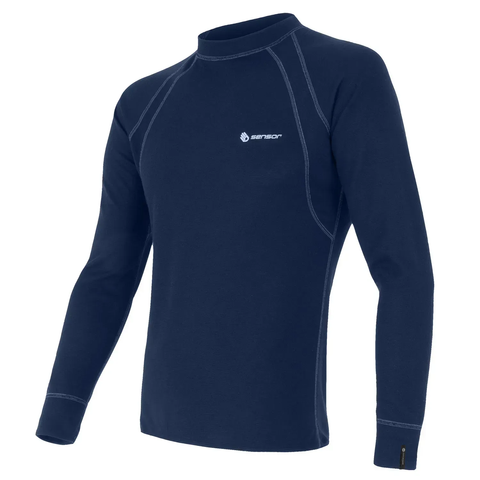 Термокофта  чоловіча двухстороня  Sensor Double Face LS deep blue 23200059, SM11DF-deepblue