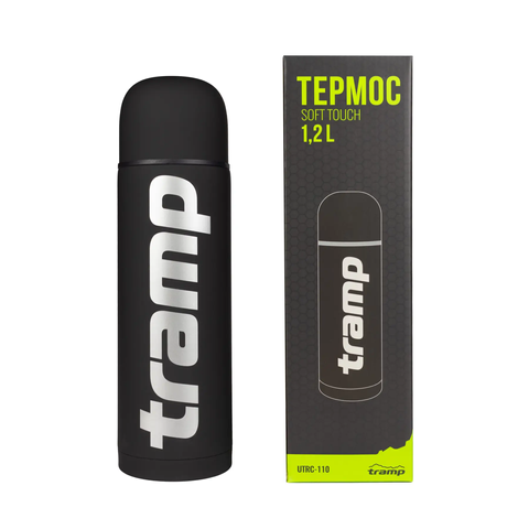 Термос Tramp Soft Touch 1.2 л  UTRC-110 black