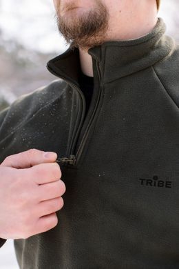 Кофта флісова Tribe Fleece Jacket Half Zip T-KJ-0012-olive