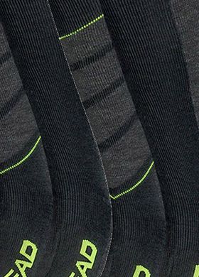 Горнолыжные носки Head Ski Socks (2 пары) Черно-серый с зеленым