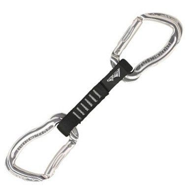 Оттяжка с карабинами Austrialpin Rockit Set 11cm polished KS11AC