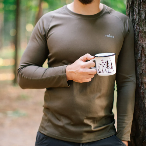 Термокофта  Tribe Coolpass LS T-KI-0007-olive