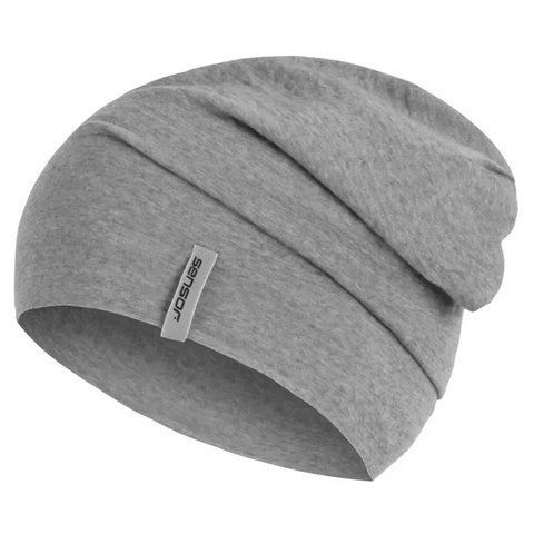 Шапка с мериноса Sensor Merino Active grey 16200195, SU32MA-grey-L