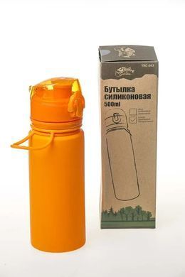 Пляшка силіконова Tramp 500 мл orange